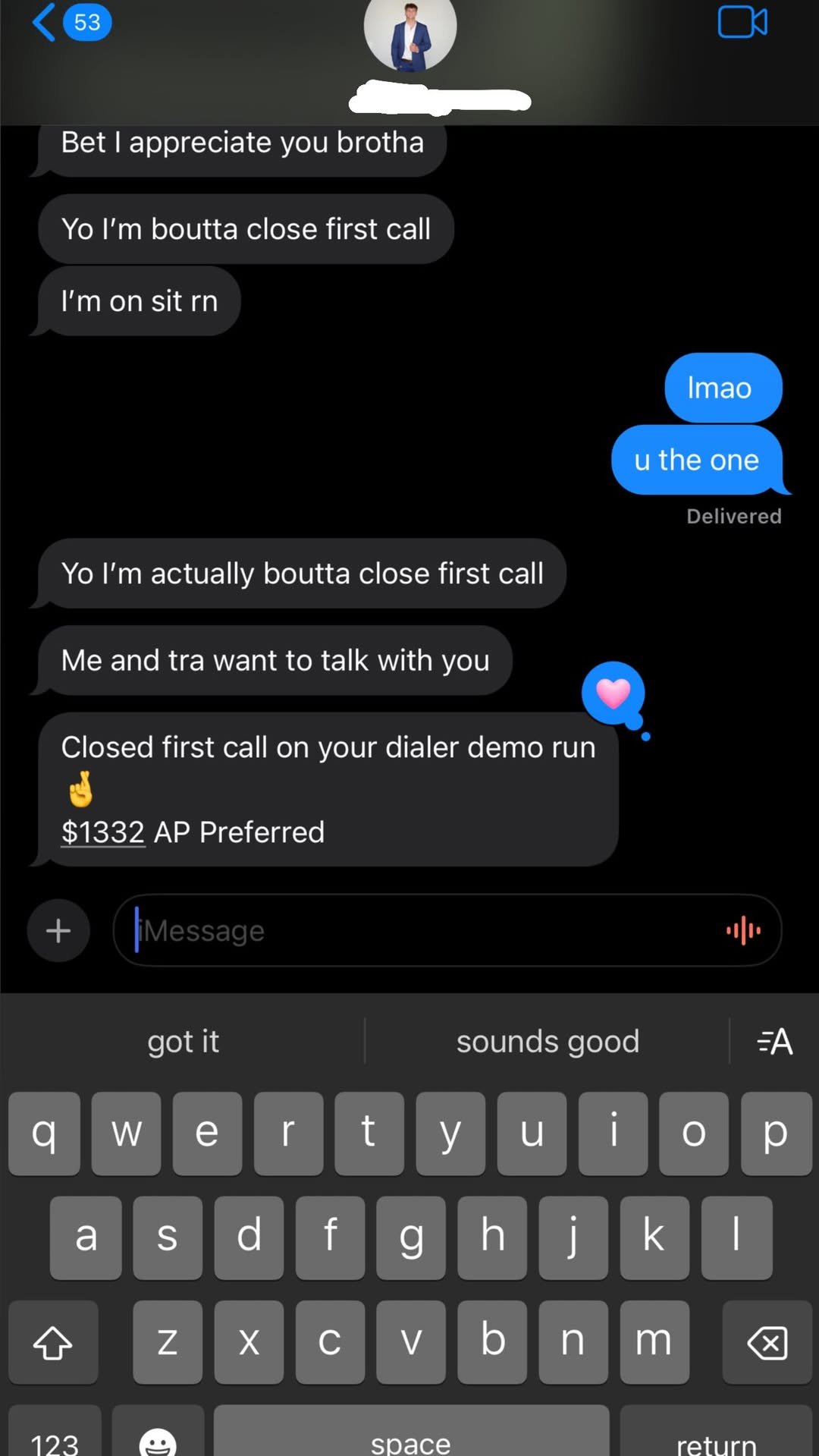 Customer review from SCREENSHOT